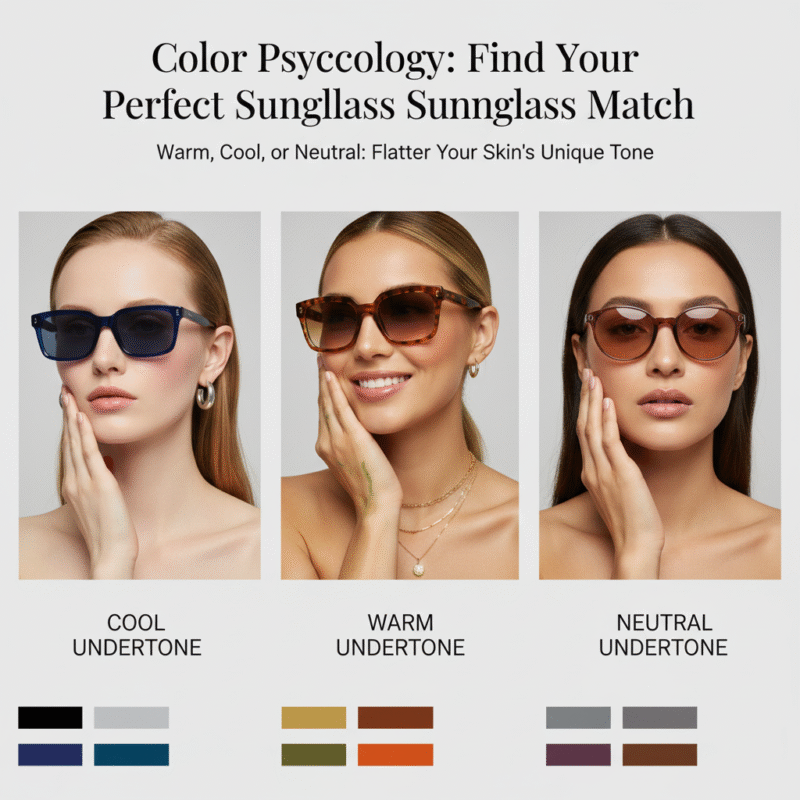 Color Psychology: How to Choose the Perfect Sunglass Frame Color for Your Skin Tone